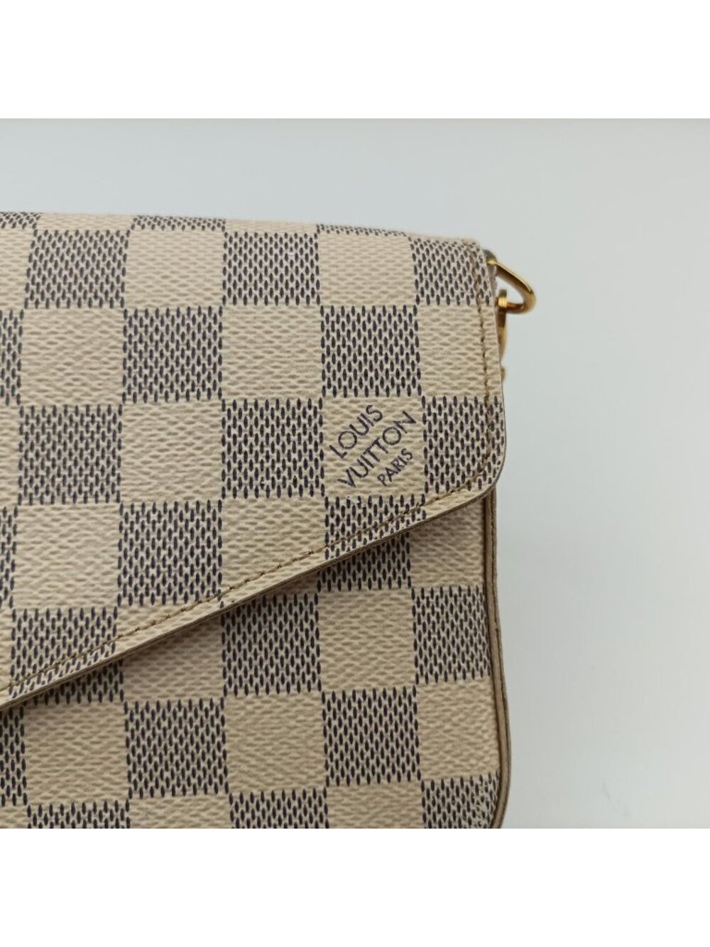 Louis Vuitton Pochette Felicie Azur Damier Canvas Messenger Bag - Picture 12 of 15